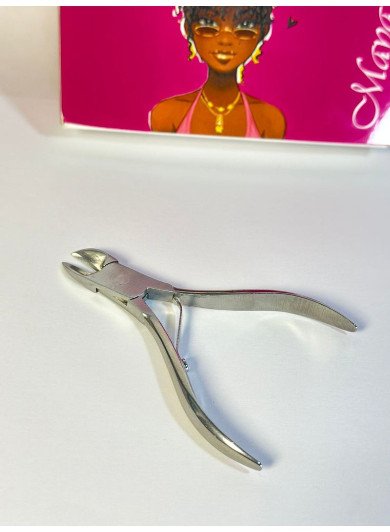 Cuticle Remover Cutter Stainless Steel Nipper Professional Sharp Fingernail Toenail Clipper Nail Scissors Dead Skin Remover Nail Care Tool For Manicure Pedicure Tools 1PC - Image 1