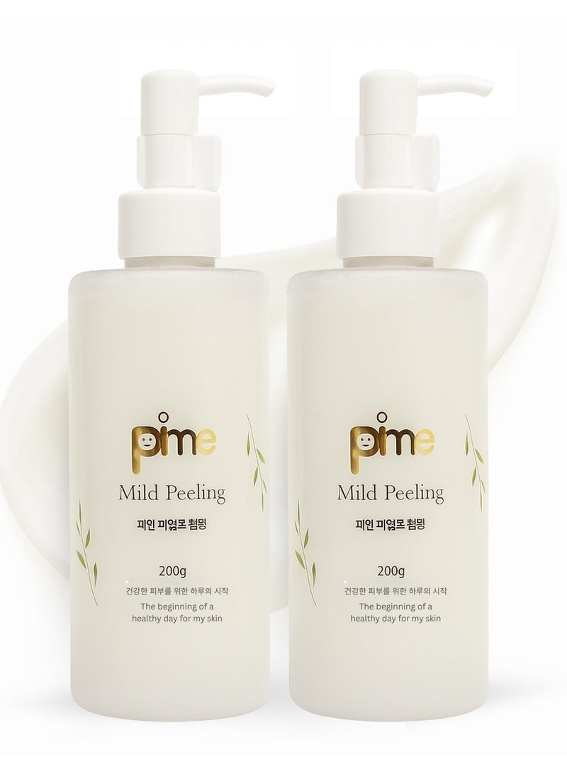 pime AHA BHA Cleanser 200g x2 – Gentle Facial & Body Exfoliator for Dead Skin Removal, Deep Pore Cleansing & Skin Renewal - Image 1