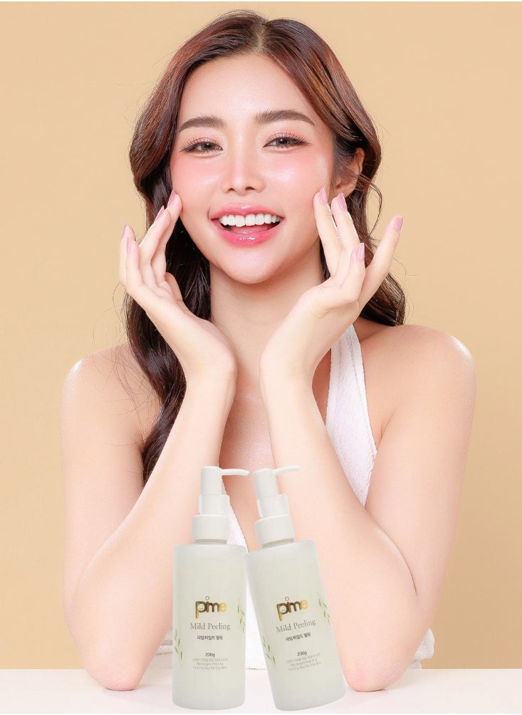 pime - AHA and BHA Cleanser Pime Face and Body With mild peeling solution for removing waste and dead skin cells in the skin and pores in order to provide effective nutrients for skin care 200g - Image 1