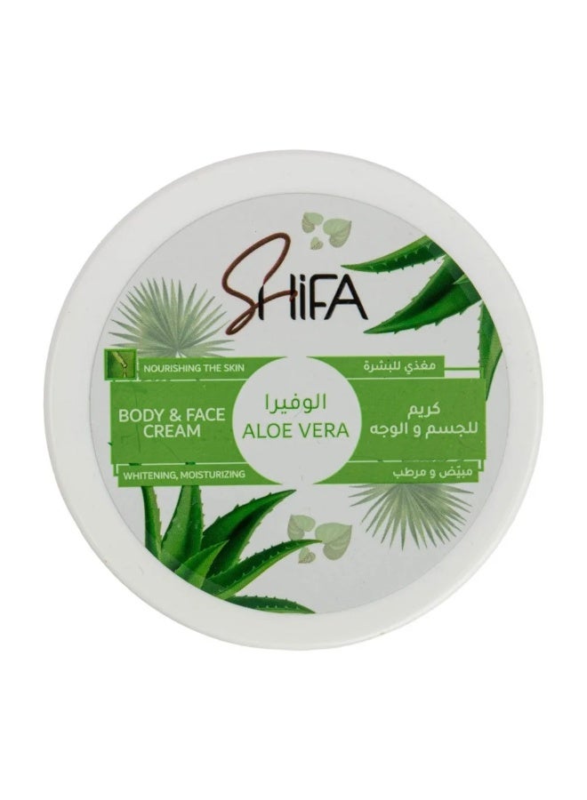 Shifa Aloe Vera Nourshing  Cream Whitening Moisturizing Body and Face 250ml - Image 1
