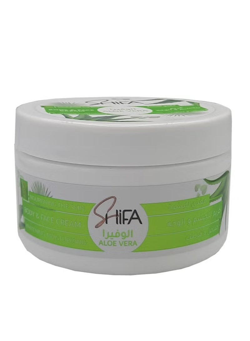 Shifa Aloe Vera Nourshing  Cream Whitening Moisturizing Body and Face 250ml - Image 2