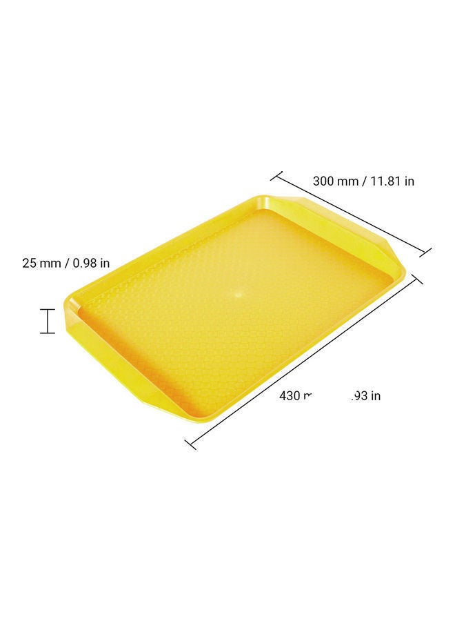 نيبمينينت صينية تقديم مستطيلة أصفر 43 x 2.50 30سم  - Image 2