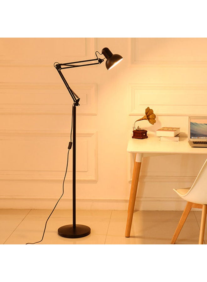 Arabest Metal Standing Frool Lamp 56x14x13.5cm With Warm Light 9 Watt Black - Image 1