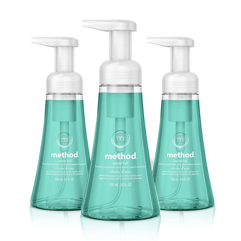 Method Foaming Hand Soap Waterfall Biodegradable Formula 10 fl oz Pack of 3