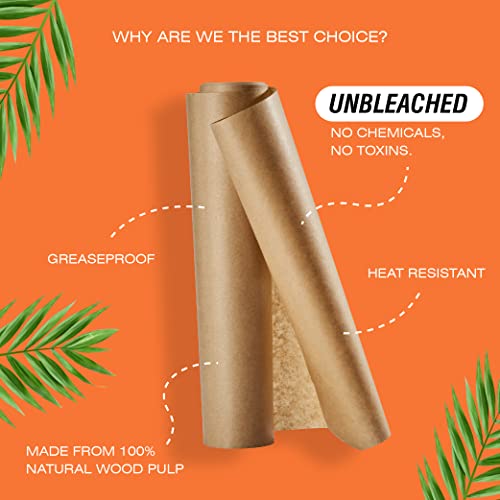 Beco Eco-Friendly Baking & Wrapping Paper, 10 Meter Roll, Pack of 1, 100% Bamboo Pulp & Chemical Free Parchment Paper - Image 2