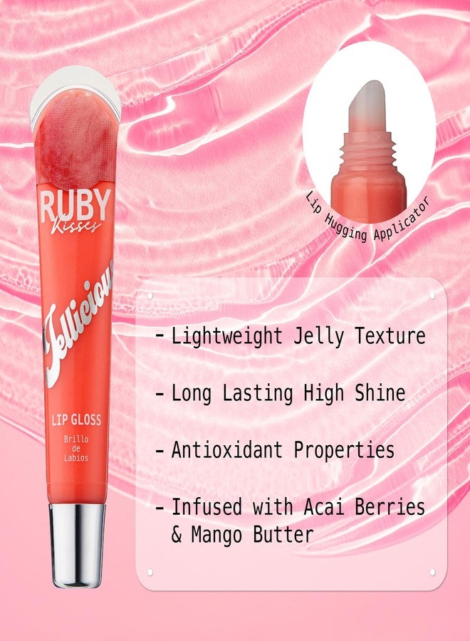 Ruby Kisses Jellicious Mouth Watering Lip Gloss JLG04 (3 PACKS) - Image 2