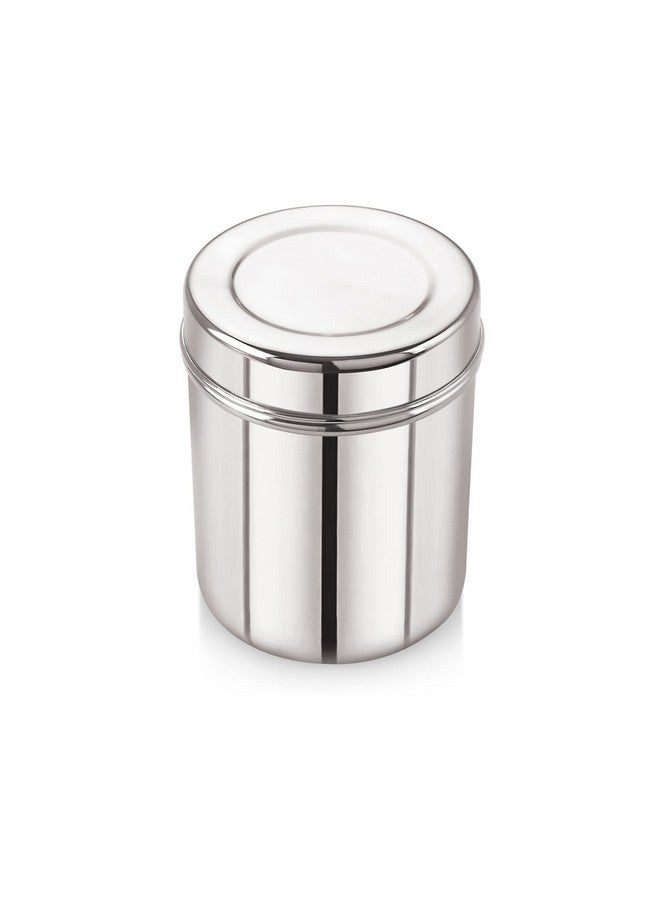 Neelam Stainless Steel Silver 22 Gauge Deep Dabba 600 ml, 1 Pcs, Durable and Spacious Food Storage Container, Ideal for Storing Grains, Snacks, Leftovers, Perfect for Bulk Storage, Easy to Clean. - Image 4