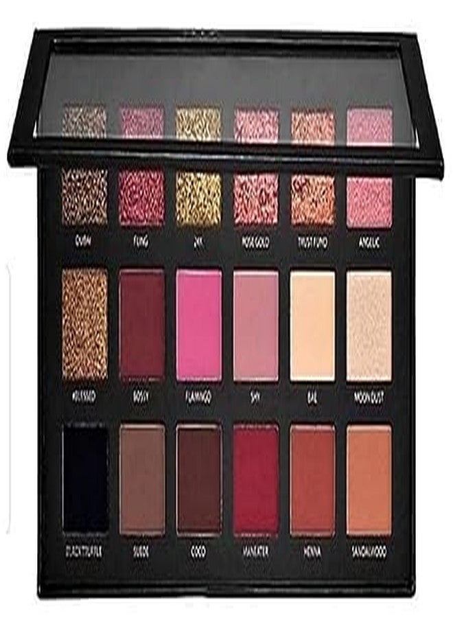 GOLD MAX Nude Eyeshadow Palatte and Rose Gold Eyeshadow Palette Combo, Shimmery Matte Finish - (Pack of 2) - Image 2