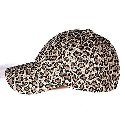 XRDSS Fashion Leopard Print Baseball Cap Cotton Embroidered Cap with Leather Bill#3 - Image 2