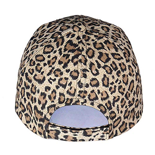 XRDSS Fashion Leopard Print Baseball Cap Cotton Embroidered Cap with Leather Bill#3 - Image 3