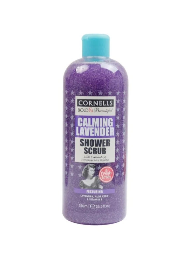 CORNELLS Bold  Beautiful Exfoliating Shower Gel with Lavender Extract 750 Ml