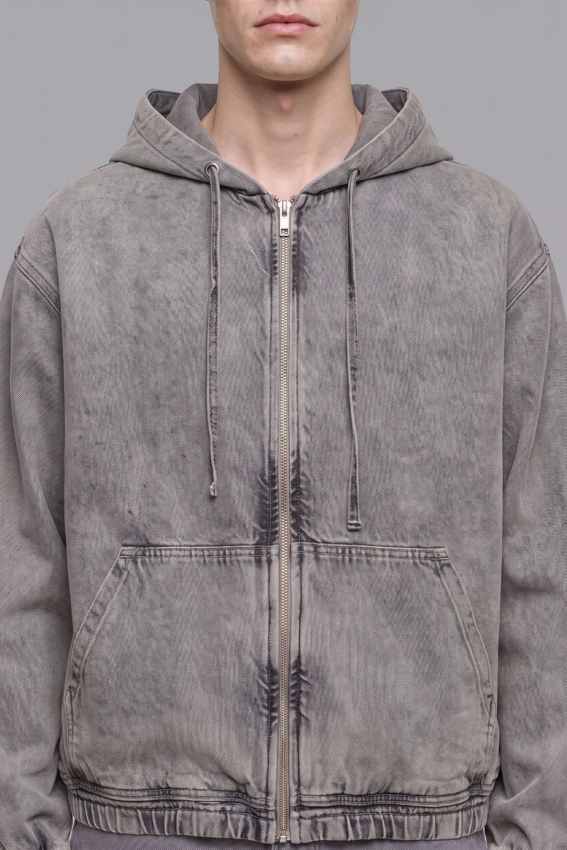 DeFacto Grey Man Oversize Fit Cotton Jacket Casual - Image 4