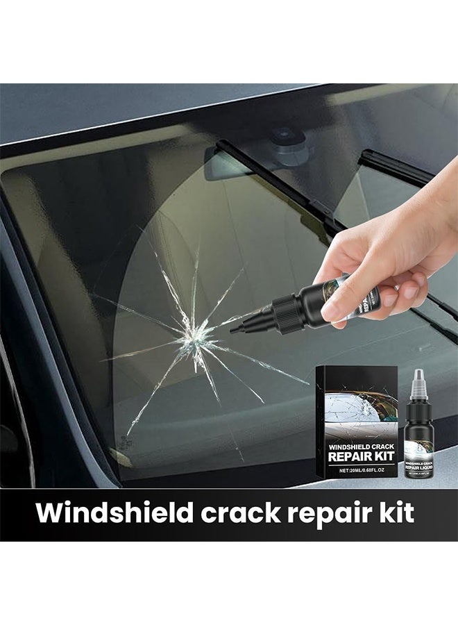 Homonth Windshield Crack Repair Kit, Cracks Gone Glass Repair Kit, Quick Fix Windshield & Glass Repair Tools - Image 2