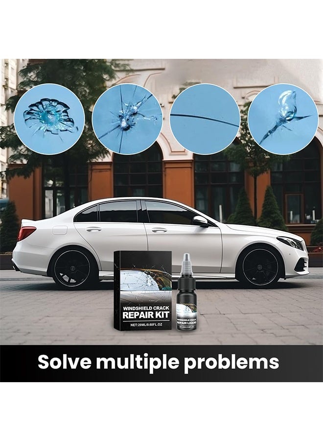 Homonth Windshield Crack Repair Kit, Cracks Gone Glass Repair Kit, Quick Fix Windshield & Glass Repair Tools - Image 3