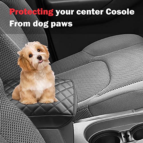 INTGET Center Console Armrest Cover for 2005-2021 Nissan Frontier Accessories 2005-2015 Nissan Xterra Accessories Leather Middle Arm Rest Protector Console Lid Cover - Image 5