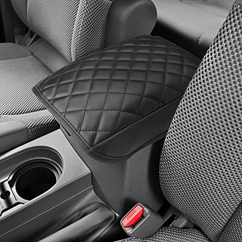 INTGET Center Console Armrest Cover for 2005-2021 Nissan Frontier Accessories 2005-2015 Nissan Xterra Accessories Leather Middle Arm Rest Protector Console Lid Cover - Image 1