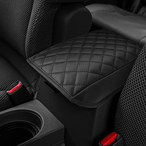 INTGET Center Console Armrest Cover for 2005-2021 Nissan Frontier Accessories 2005-2015 Nissan Xterra Accessories Leather Middle Arm Rest Protector Console Lid Cover - Image 2