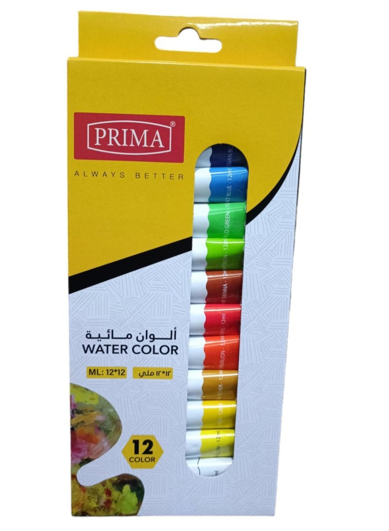 بريما 12 قطعة من الألوان المائية متعدد الألوان - Image 3