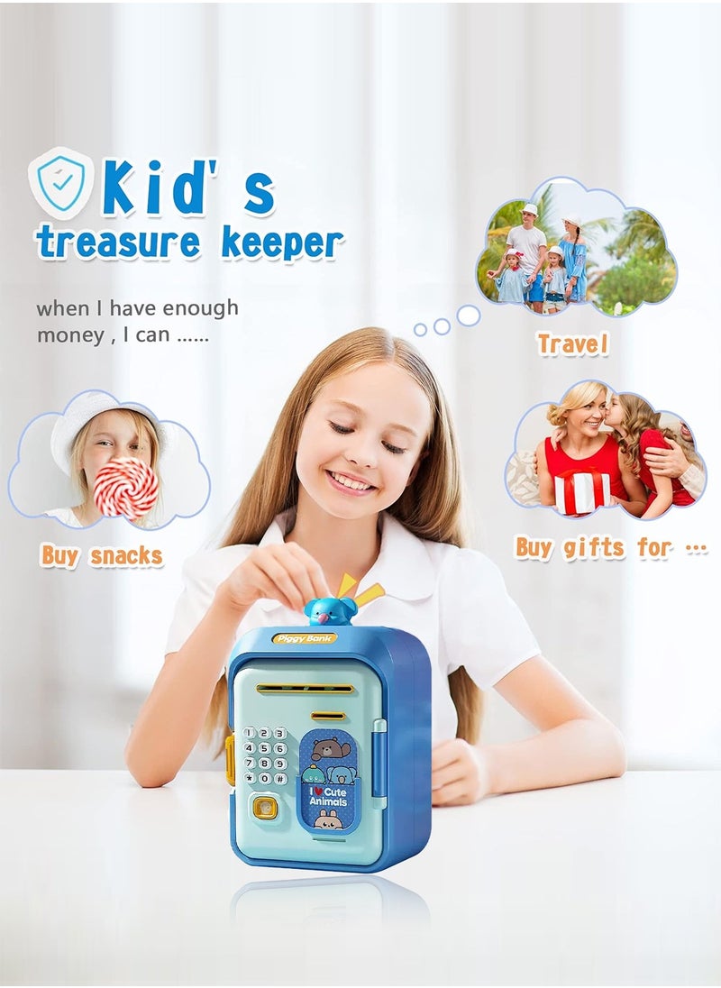 MaBaby Electronic Money Bank for Kids, Money Saving Box with Password, Safe Cash Coin Saving Bank Toys for Ages 8-13 Girls Boys Gift  - Image 3