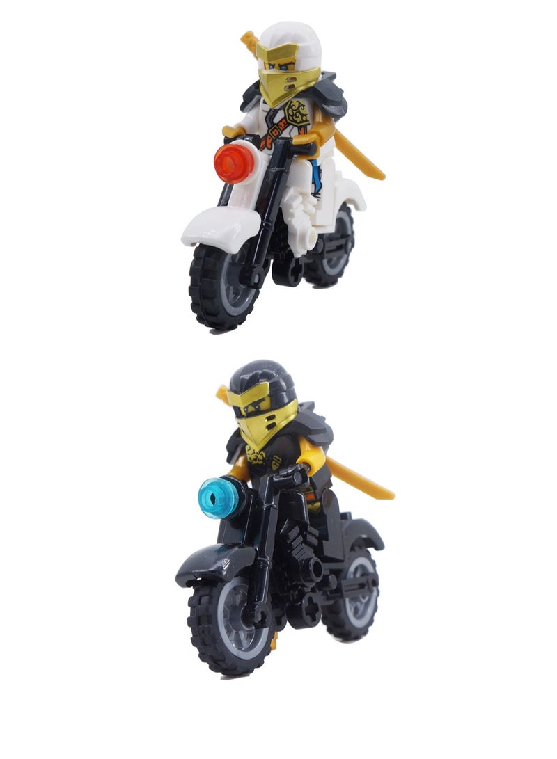 8-Piece Ninja Series Building Blocks Minifigures Model Toys Suitable For Boys Gifts Bag Pack - Image 2