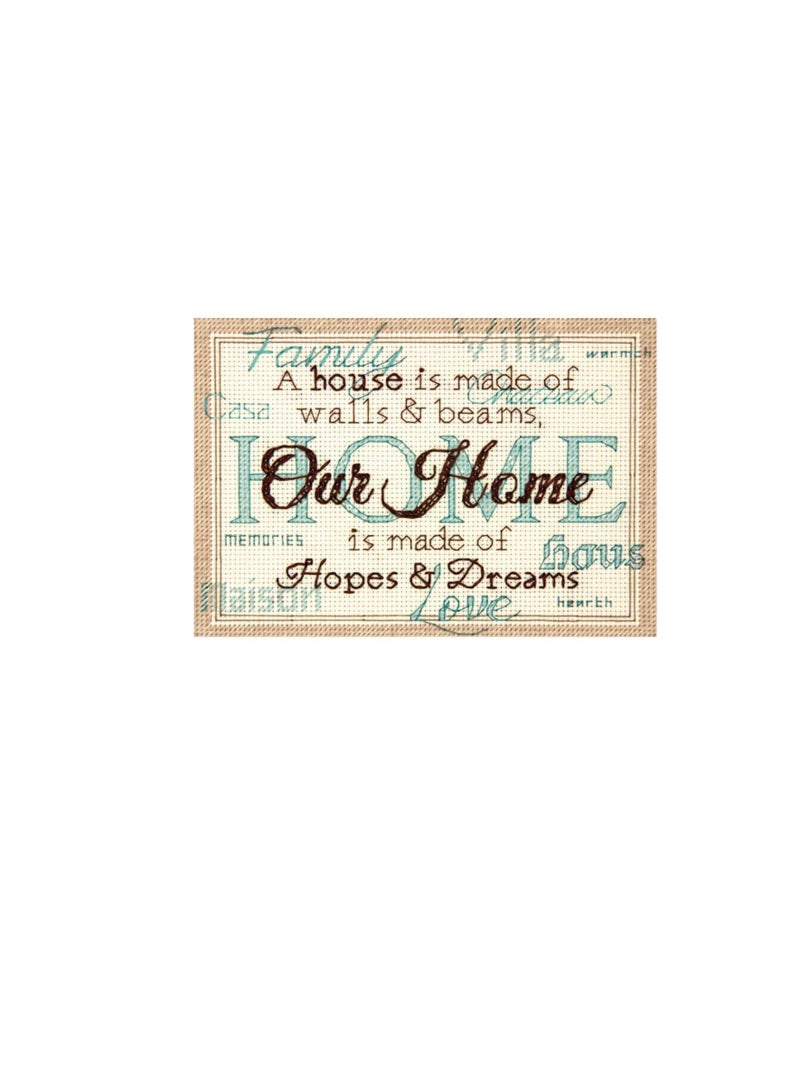 دايمنشونز أبعاد عدة خياطة متقاطعة صغيرة الحجم للمنزل 7 بوصات × 5 بوصات - Image 2