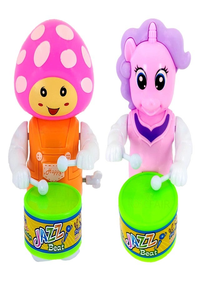 ROSEFAIR Drummer Toy with Drumming and Dancing Action for Kids Newborn Rattle Baby Toy (Multicolor) - Image 1
