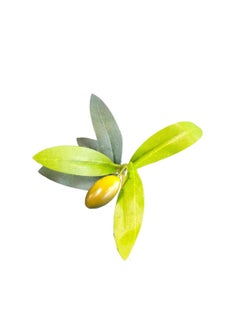 Garden Oasis Landscaping Tall Artificial Olive Tree with Potted Design, Silk Leaves, Large Faux Branches, and Fruits Modern Indoor Floor and Home Décor (160cm)  - Image 2