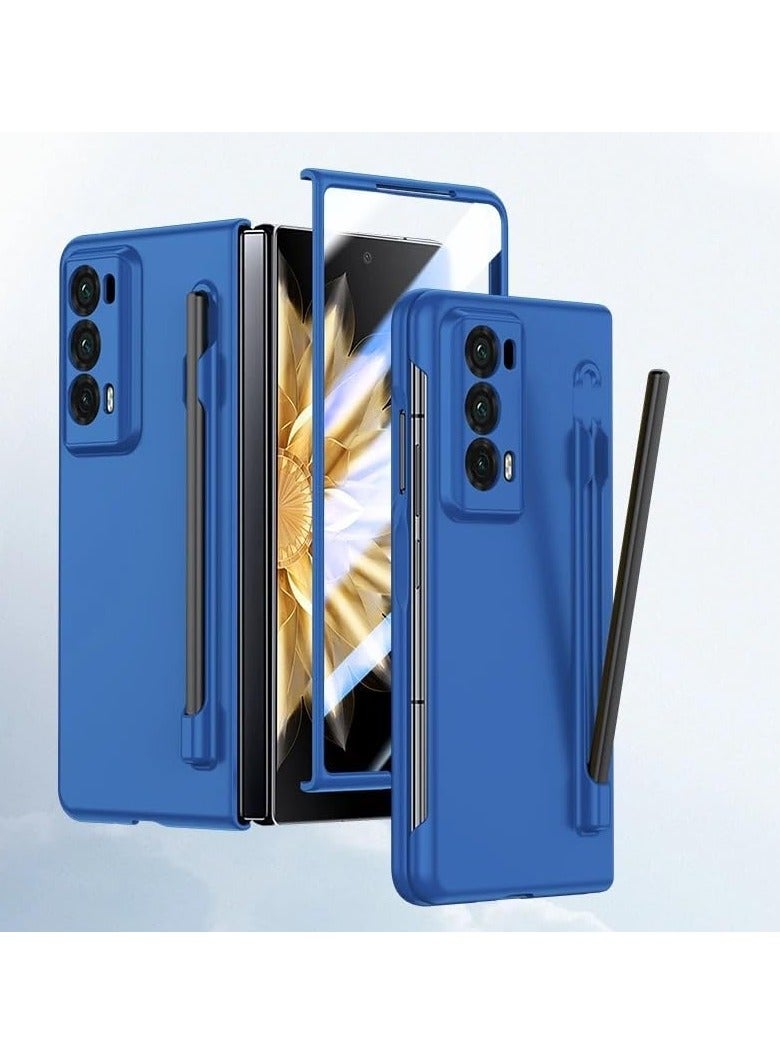 general Compatible with Honor Magic V2 2023 Case with Stylus Pen,Pen Holder Cover Anti-Scratches Ultra Thin Case with Built-in Screen Protector for Honor Magic V2 - Image 1