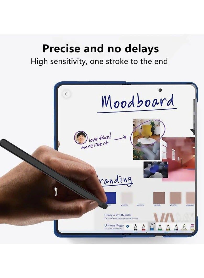 general Compatible with Honor Magic V2 2023 Case with Stylus Pen,Pen Holder Cover Anti-Scratches Ultra Thin Case with Built-in Screen Protector for Honor Magic V2 - Image 2