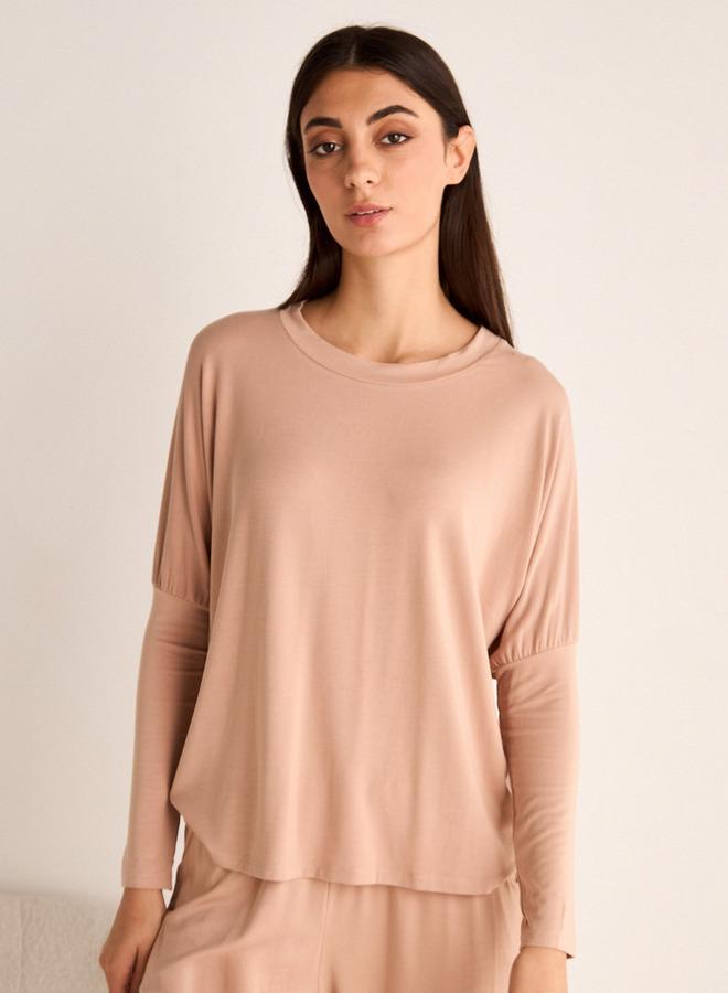 Aadaraya Drop Shoulder Long Sleeve T-shirt and Elasticated Joggers Set - Image 2