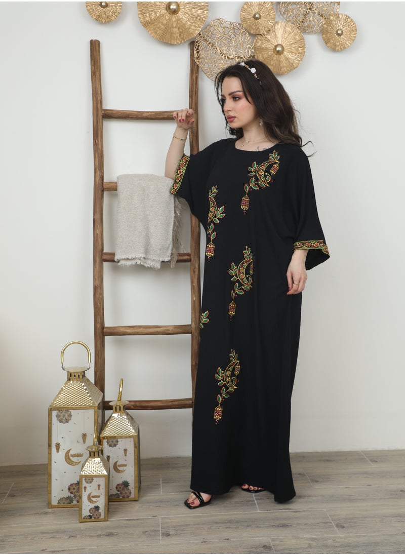 Bint Al Bilad Ready To Wear Embroidered Jalabiya I Ramadaniyat Collection I 3943  - Image 4