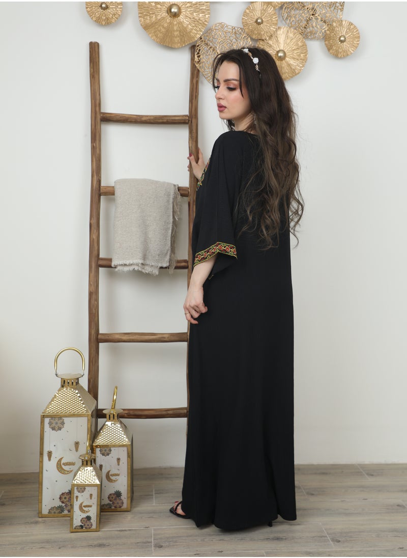 Bint Al Bilad Ready To Wear Embroidered Jalabiya I Ramadaniyat Collection I 3943  - Image 2