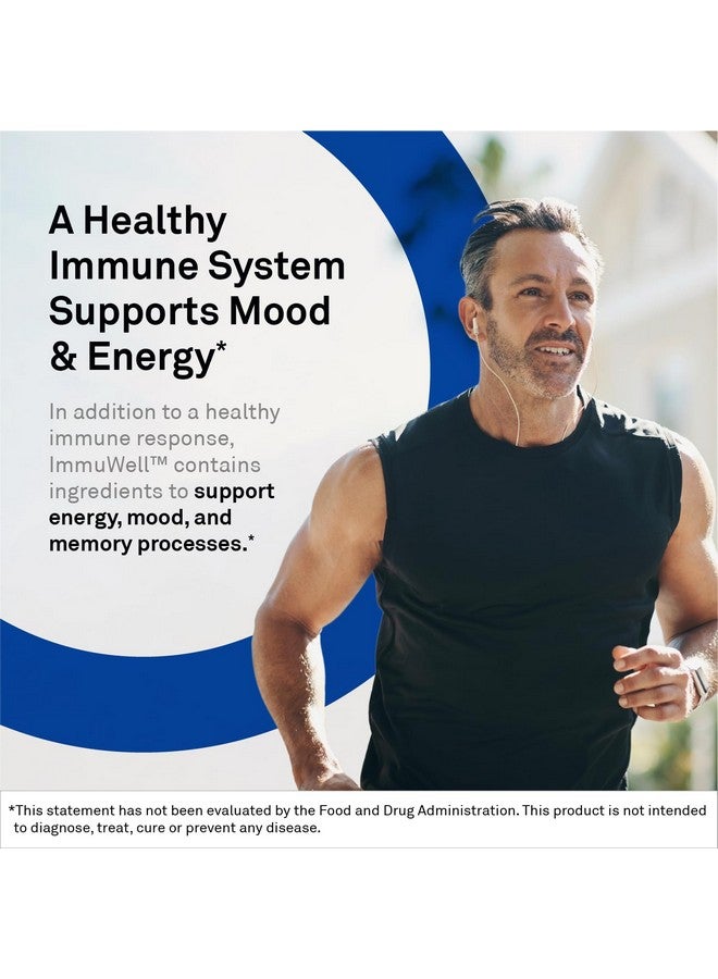 NeuroScience ImmuWell Immune Support Supplement - Fatigue, Energy & Mood Support - Aid an Overactive Immune System - Promote Balance & Brain Energy - with Beta Glucan & Vitamin C (90 Capsules) - Image 5