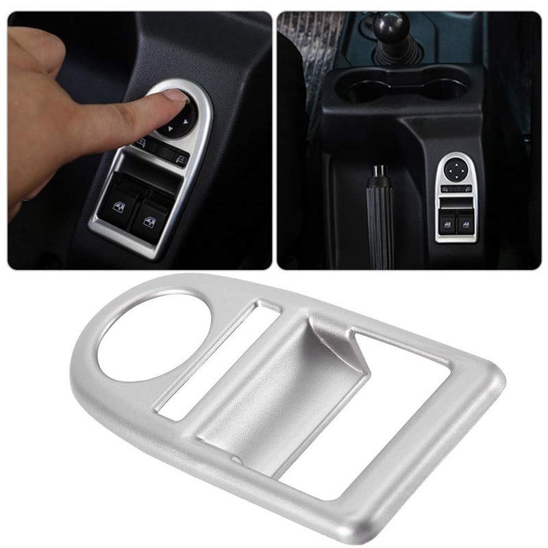 klarako ABS Window Switch Button Frame Cover Trim,Matte Car Window Lift Button Frame Cover Trim for LADA NIVA - Image 4