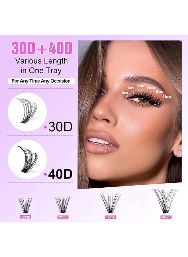 DIY Eyelash Extension Kit 240pcs Individual Lashes Cluster, 9-16mm Mix 30D 40DKIT with Lash Bond and Seal and Remover Lash Applicator for Beginners - pzsku/ZFDD3EBA3C3DCB7D146F5Z/45/_/1729929385/3d812aac-5b46-4462-8d35-74e699d91a4d