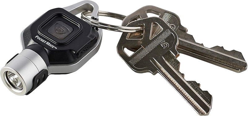 Streamlight 73300 Pocket Mate 325-Lumen Keychain/Clip-on USB Rechargeable Flashlight, Silver - Image 2