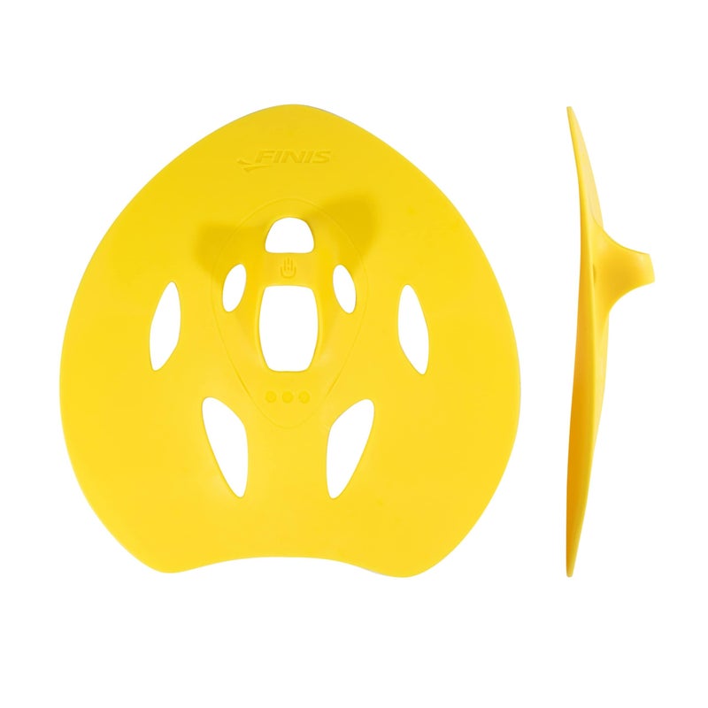 FINIS Manta Swim Training Paddles - Strapless Design for Stroke Technique - Floating Hand Paddles - Build Strength - Medium - Image 1