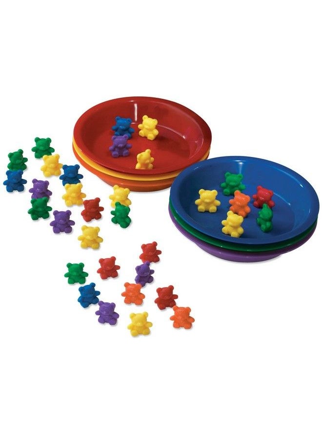 Learning Resources - Baby Bear Sorting Set Counting And Sorting Toys Baby Bear Counters Sorting Bears 108 Pieces Ages 3+ - Image 1
