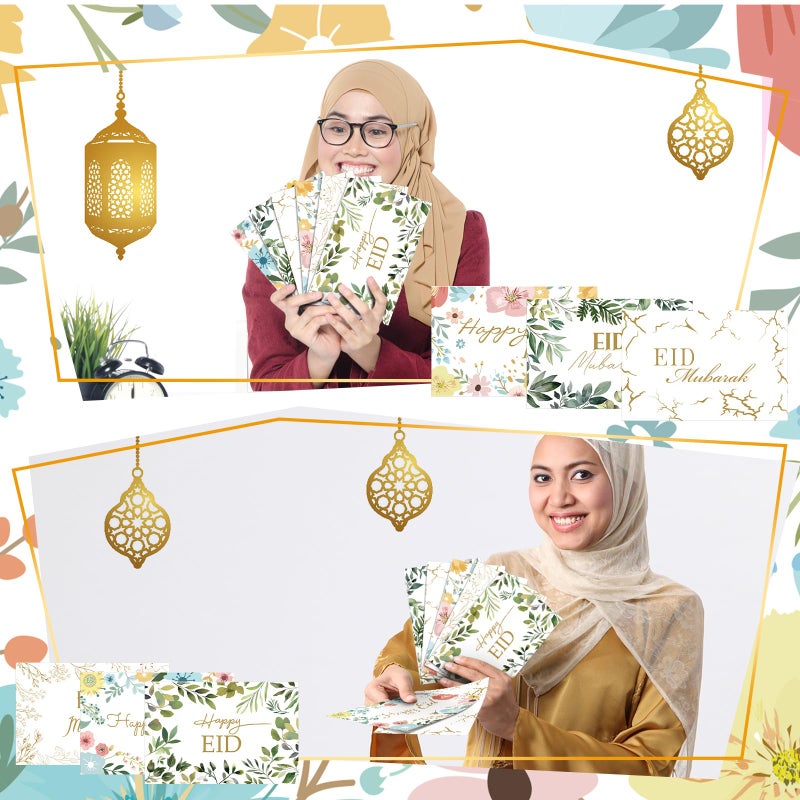 Saypacck 36 Pcs Ramadan Eid Mubarak Greeting Cards with Envelopes and Stickers Assorted Ramadan Cards for Islamic Muslim Decoration Party Supplies Favors Gifts - Image 4