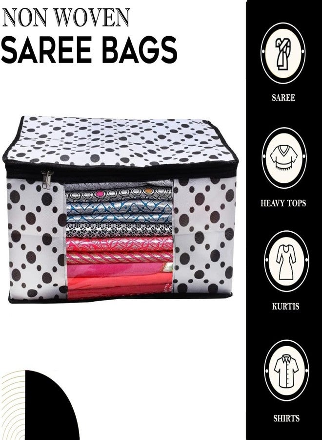 SHAPING FABRIC Garment Cover Non-Woven 90 GSM with Transparent Window & Double Metal Zipper - Pack of 10 | Dustproof Clothes Storage Bag for Sarees, Suits, Jackets, Shirts SBXLRL152493517524148524868 - Image 4