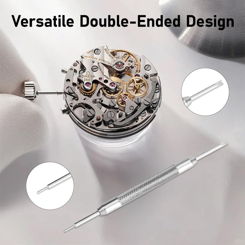 Pence & Moon Collective Watch Link Removal Kit, Watch Strap Removal Tool, Double Ended Design Watch Pin Removal Tool, Watch Strap Tool for Watch Band Removal Replacement Adjustment Fitting Repair and Sizing Kit - Image 3