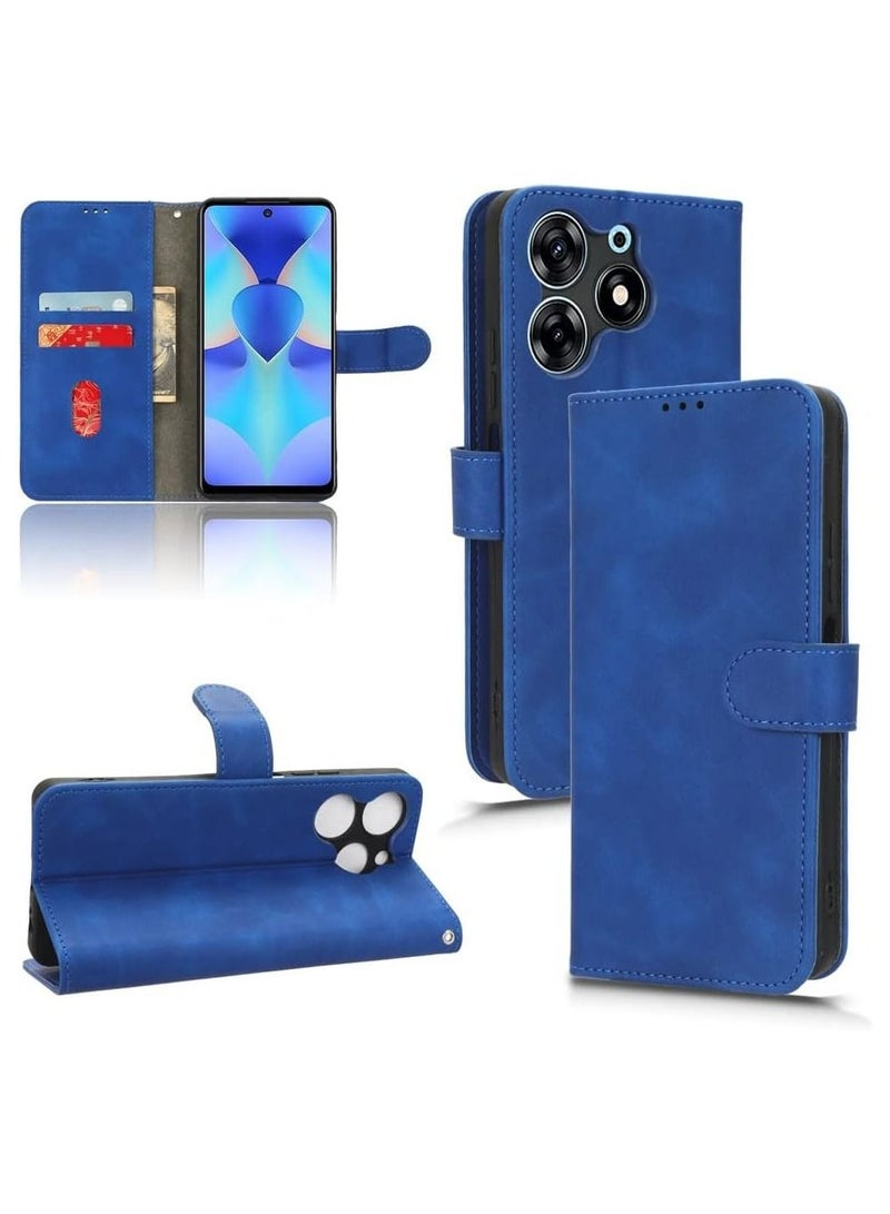 Smartphone Case Compatible with Tecno Spark 10 Pro with Card Holder Flip Case PU Leather Phone Wallet Case Shockproof Protective Cover  - Image 1