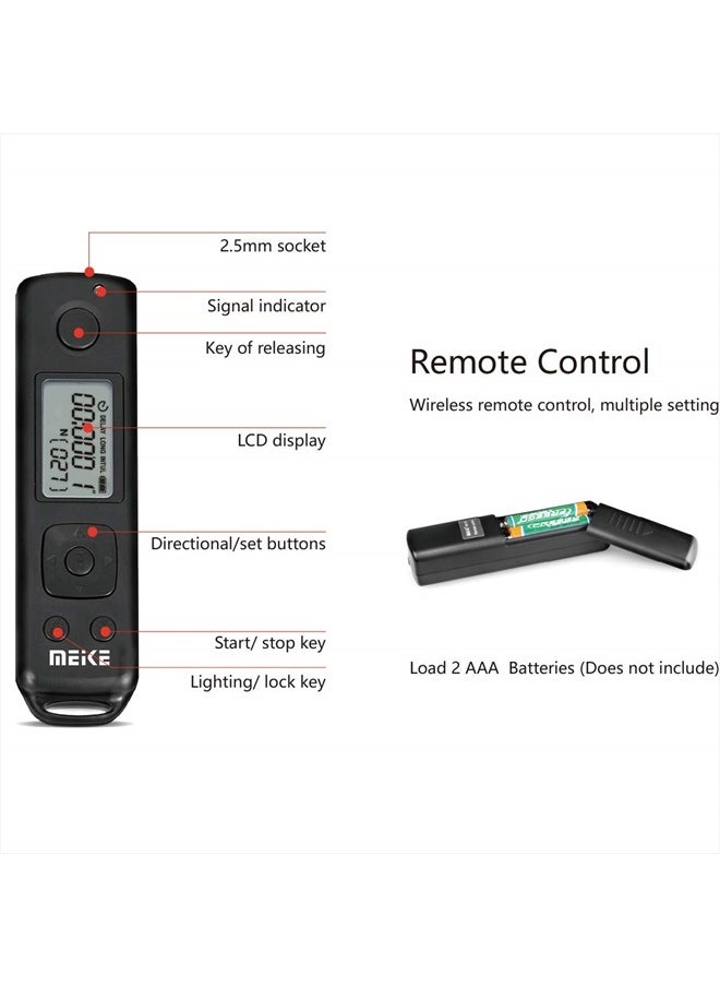 Meike - MK-A7R IV PRO Professional Battery Grip with 2.4G 100-Meter to Remote Control Compatible with Sony A7IV A7R IV A9II A7SIII - Image 1