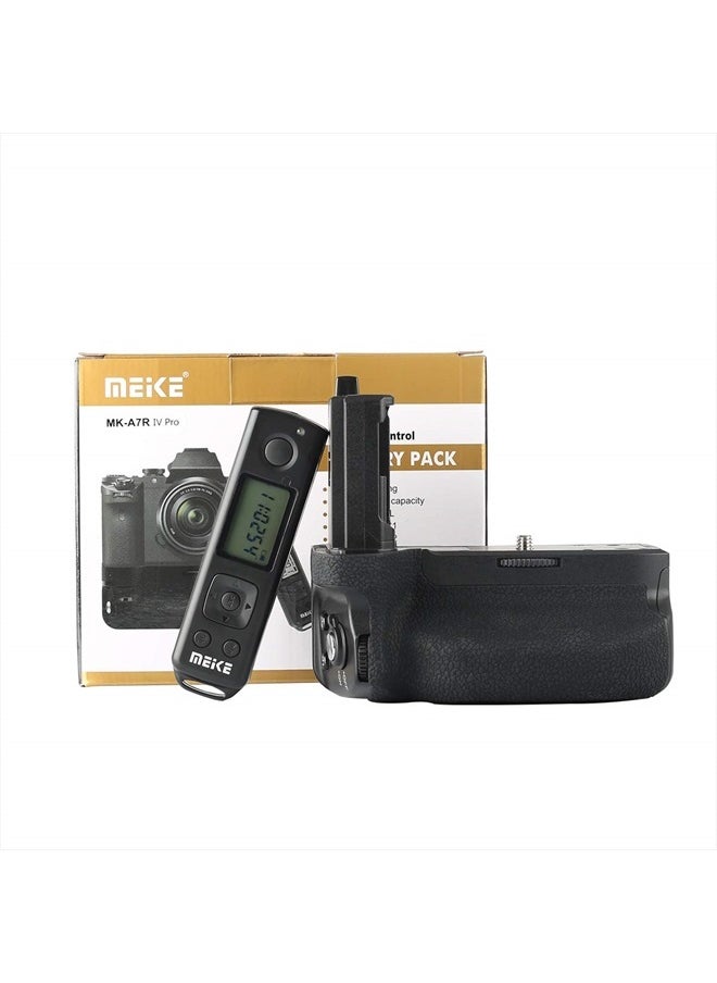 Meike - MK-A7R IV PRO Professional Battery Grip with 2.4G 100-Meter to Remote Control Compatible with Sony A7IV A7R IV A9II A7SIII - Image 1