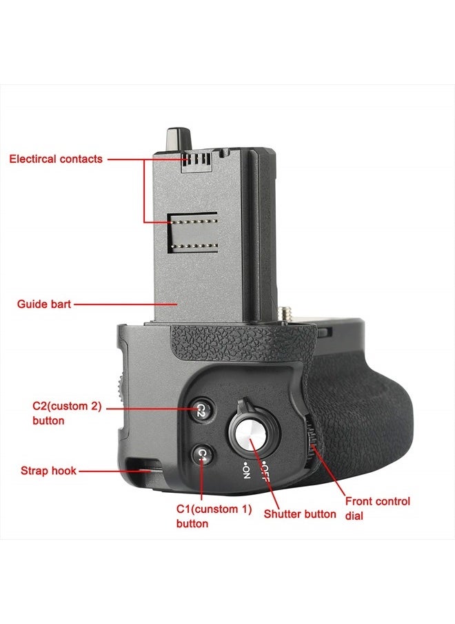 Meike - MK-A7R IV PRO Professional Battery Grip with 2.4G 100-Meter to Remote Control Compatible with Sony A7IV A7R IV A9II A7SIII - Image 1