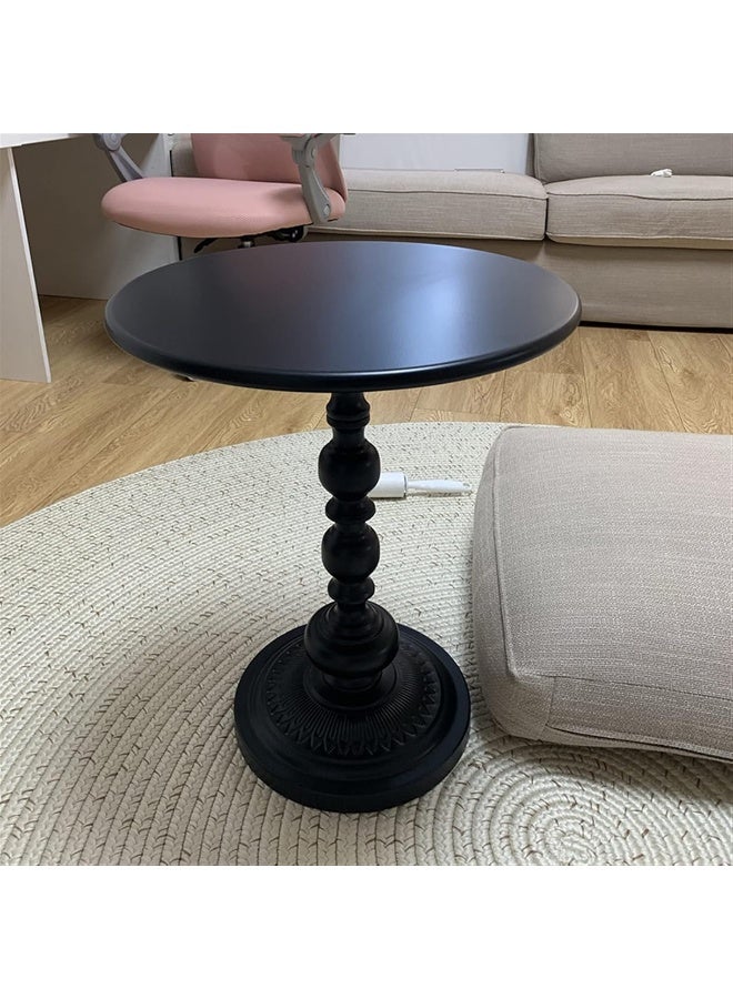 SUPAAR End Table Vintage Small Coffee Table, Sofa Side Table, Iron Small Round Table, Bedside Table Side Table - Image 5
