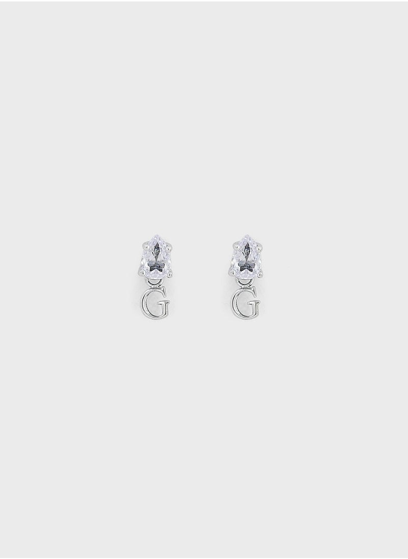 GUESS - Monogram Drop Earrings - Image 1
