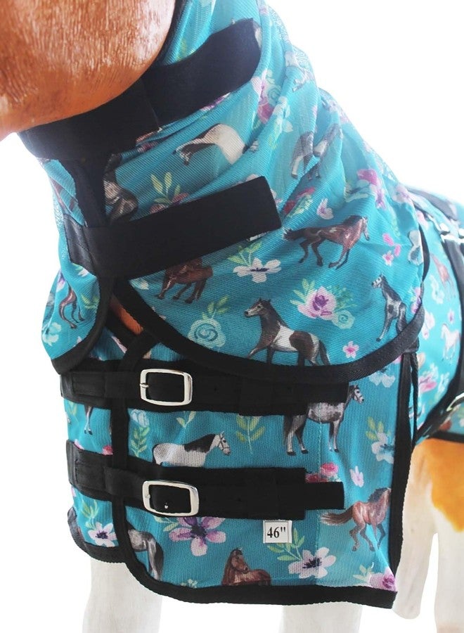 تشالنجر حمار صغير مفطوم، حصان، مهر، غطاء صيفي للخيول 44 بوصة 51836 - Image 2