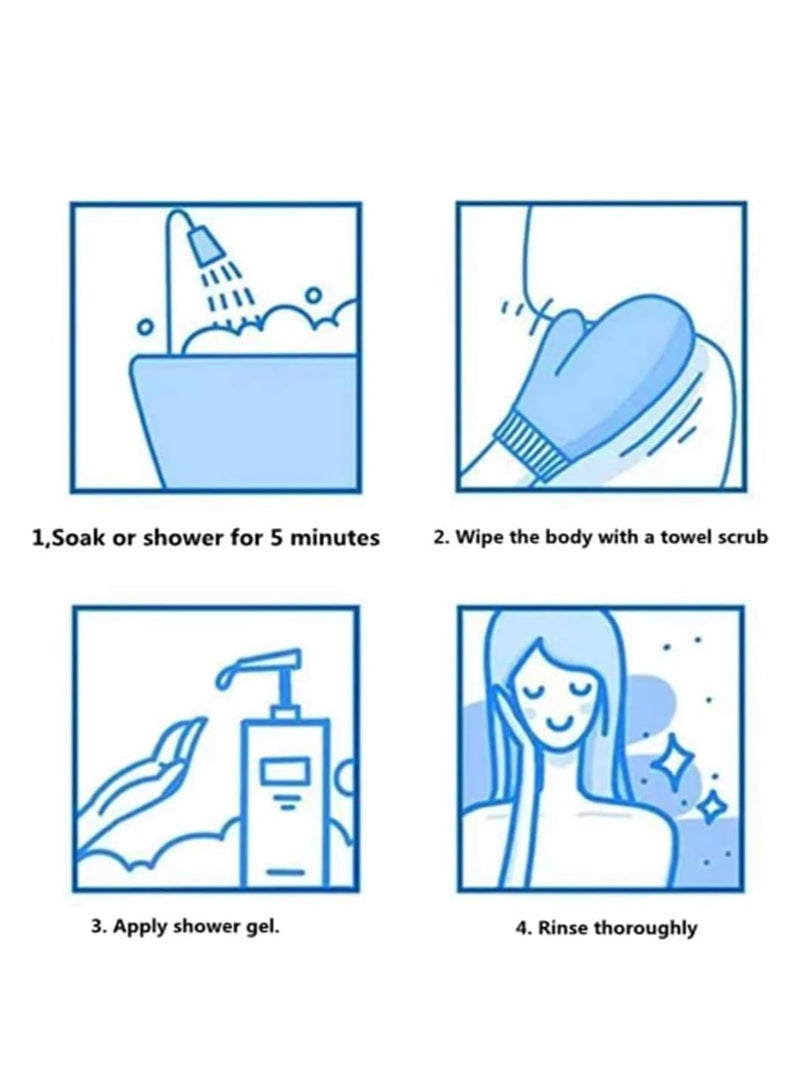 Exfoliation Safeeza Korean Loofah For Body Hot Pink Color - Image 3