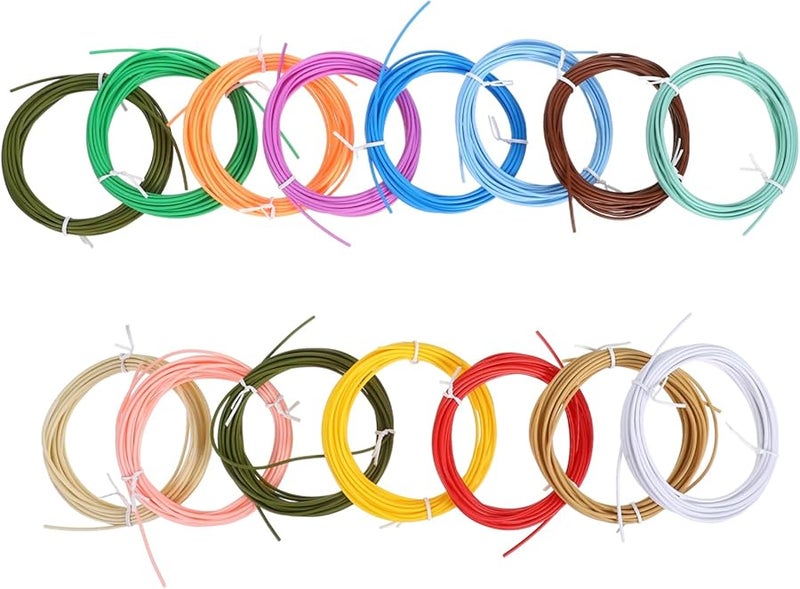 15 Rolls Mixed Colors Low Temperature Printer PCL High Speed Printing Refills Roll Pen - Image 2